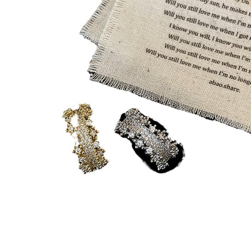 Кольцо Fine Flash Gypsy Zircon Open Ring женское легкое роскошное высокочувственное изысканное уникальное модное универсальное кольцо