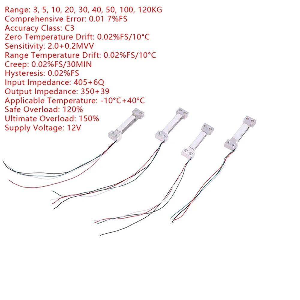 1Pcs 100g 200g 300g 500g Load Cell Module Miniature Electronic Scale Sensor Weight Measurement