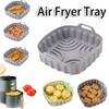 Non-stick Oven Trays with Handle Air Fryer Mat New Kitchen Baking Mold