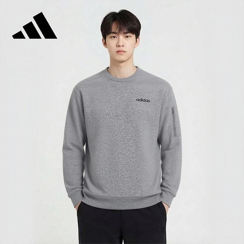 adidas Мужской повседневный пуловер с круглым вырезом
