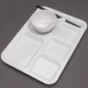 Commercial Melamine Divided Lunch Tray (10-Pack)