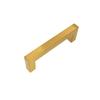 10 x Classic furniture handle 96 mm gold