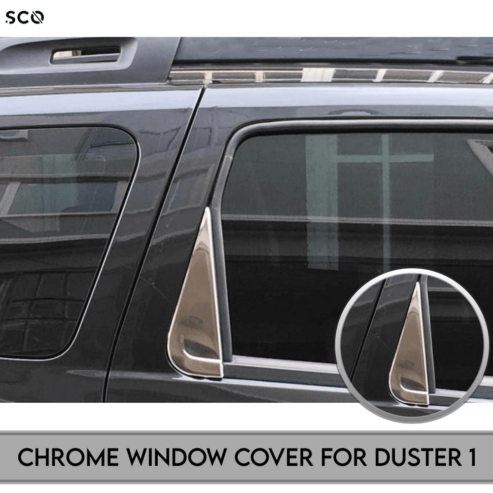 Для Dacia Duster, для Renault Duster, хромированная оконная крышка 2010-2016, 2 шт., сталь