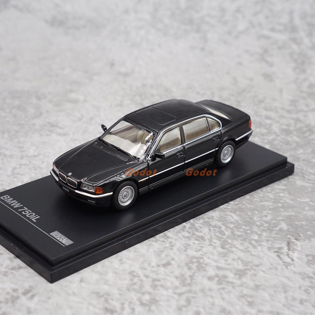AR Box 1:Масштаб 1:64 Литой сплав BMW 750iL E38 Седан Игрушечные Автомобили Модель Классика Ностальгия Подарки для Взрослых Сувенир Статичный Дисплей