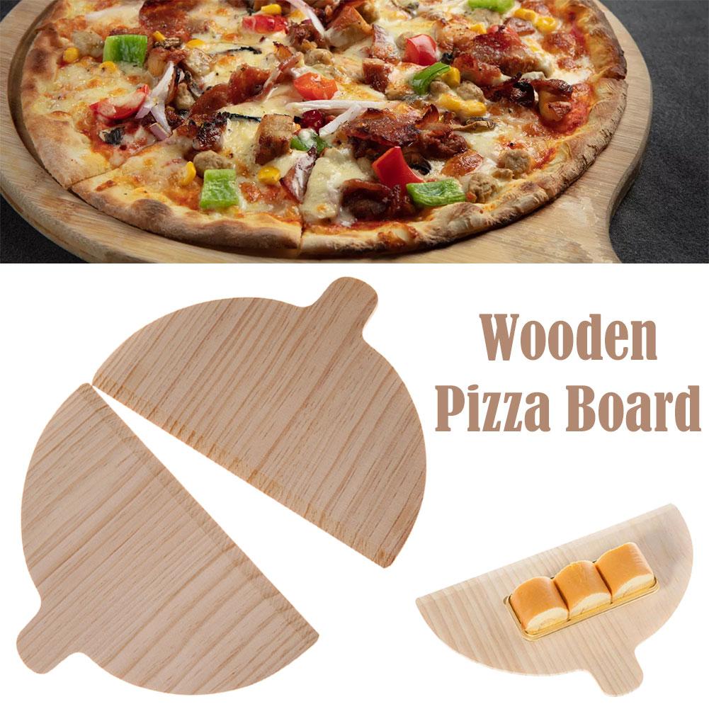 Деревянная доска для пиццы, поднос для пиццы, разделочная доска из камня, кухонная форма для выпечки пиццы, поднос для торта, тоже N7Z0