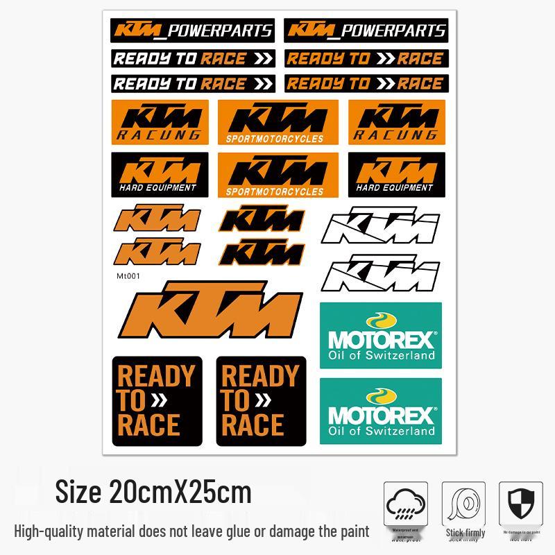 Водонепроницаемые наклейки-декали для мотоцикла и шлема KTM 390/790 Duke