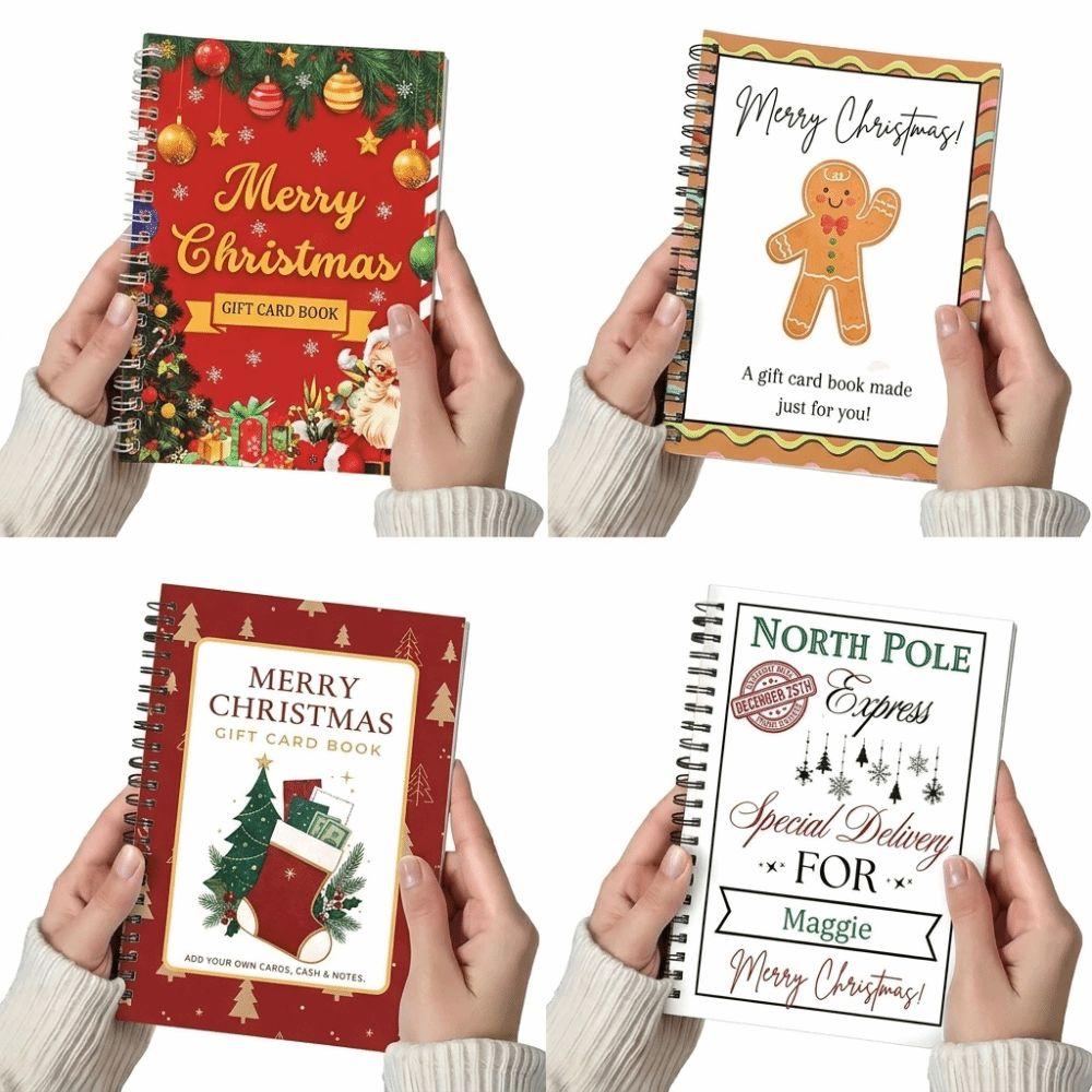 Lightweight Christmas Gift Card Book Compact Greeting Card Album College Student Holiday Gift