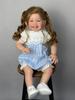 BZDOLL Realistic 60 CM Smiling Reborn Baby Doll With 3D-painting Skin, 24 Inch Alive Newborn Princess Toddler Bebe Lovely Dress Up Toy Birthday Gift