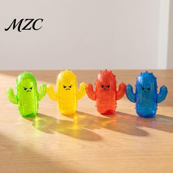 Hand Therapy Stress Ball Cactus Pinch Toy for Relief, Soft TPR Rubber Squeeze Fidget Exerciser Squeezer Sensory Toy, Cute Cartoon Funny Gifts