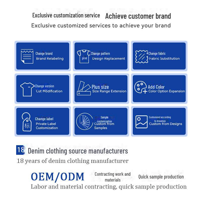 Мужские шорты из эластичного денима в европейско-американском стиле с множеством карманов