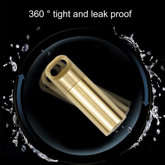 Водонепроницаемый контейнер для таблеток Yousheng, чехол для аксессуаров EDC, хорошая герметизация, мини-размер, многоцелевой металлический контейнер для хранения на открытом воздухе, сухая коробка