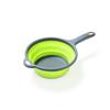 Foldable Silicone Colander Set: Easy-to-Store Round Kitchen Drain Baskets