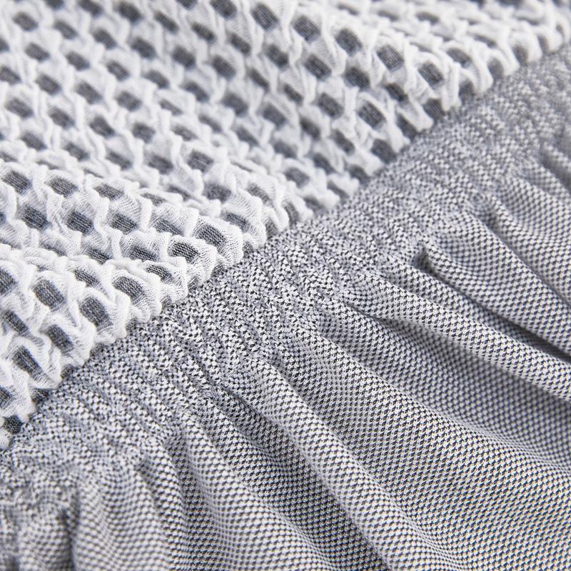 Чехол для дивана-кровати из турецкого утолщенного эластичного материала - противоскользящий, устойчивый к царапинам, всесезонный, небольшой квадрат, однотонный