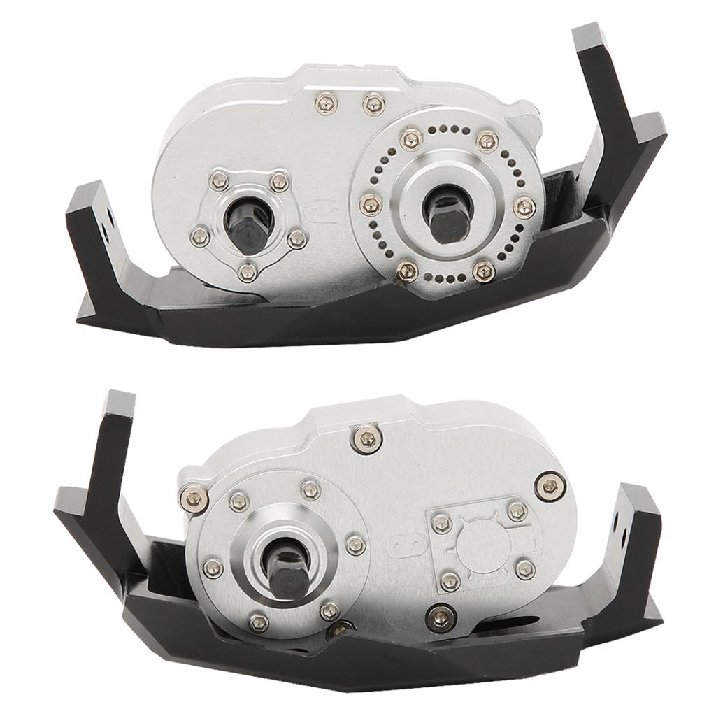 Metal Gearbox Transfer Case with Mount Fit for D90 1 10 RC Crawler Car Model