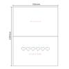 10 листов в упаковке Открытка благодарности Открытка на день рождения Пригласительная открытка Открытка для сообщения Студенческие канцелярские принадлежности