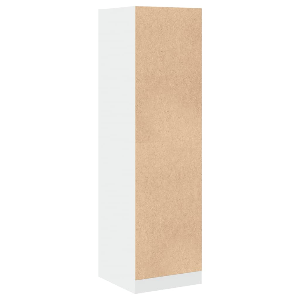 Vidaxl Szafka Apteczna, Biała, 40X41X144,5 Cm, Materiał Drewnopochodny