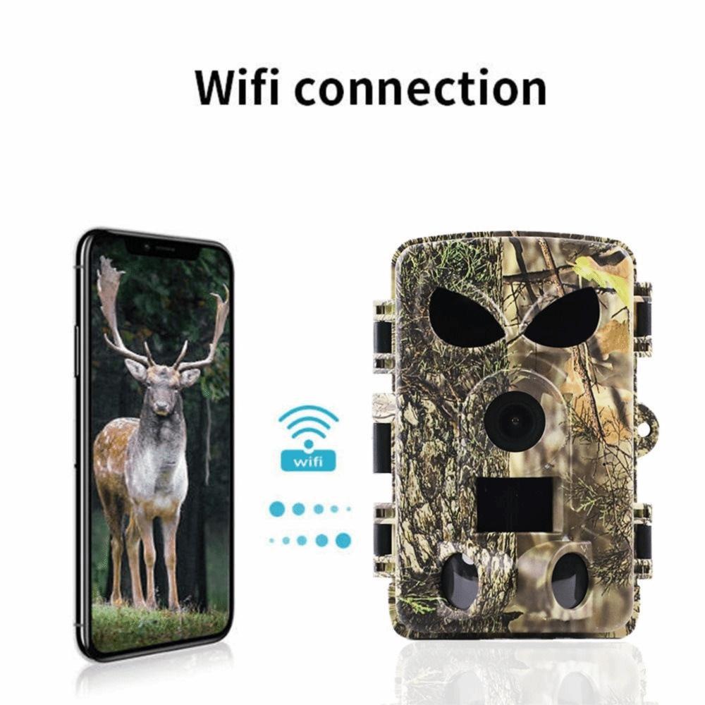 No Glow Night Vision PR8000 Wifi Camera 8K 120° Motion Wildlife Photo Pasture