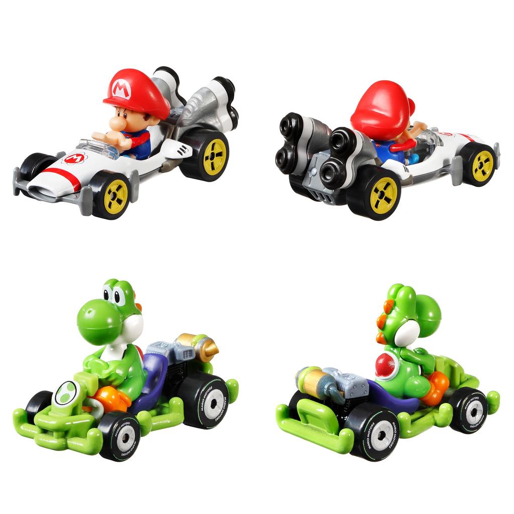 Hot Wheels Mario Kart Assorted Toy Box Ages Ride-on Cars, 8-Pack Set, 3+, Multi-color, 988S-GBG25