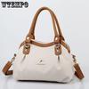 Fashion Women Bags Luxury Totes Bag Cowhide Leather Shoulder Handbags Lady's Bag Large Capacity Shopper Handbag