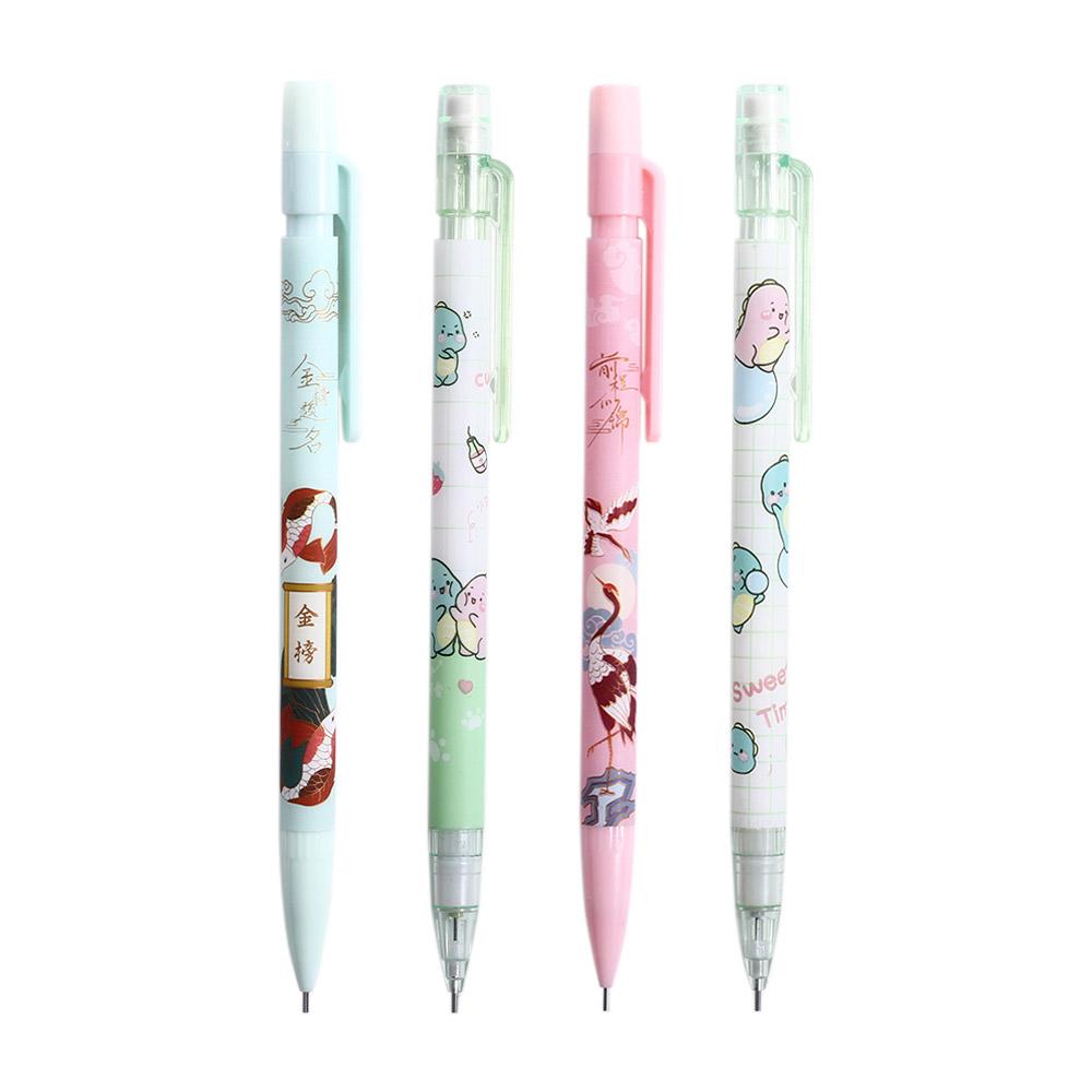 Stationery for Kids Korean Student Press Pen Mechanical Pencil Movable Pencil Automatic Pencils