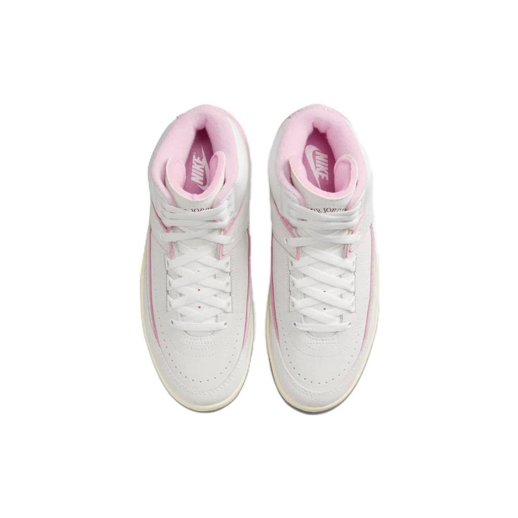 Air Jordan 2 Retro Soft Pink Women Sneakers White Summit-White Gym-Red FB2372-100