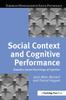 Книга Social Context and Cognitive Performance : Towards a Social Psychology of Cognition
