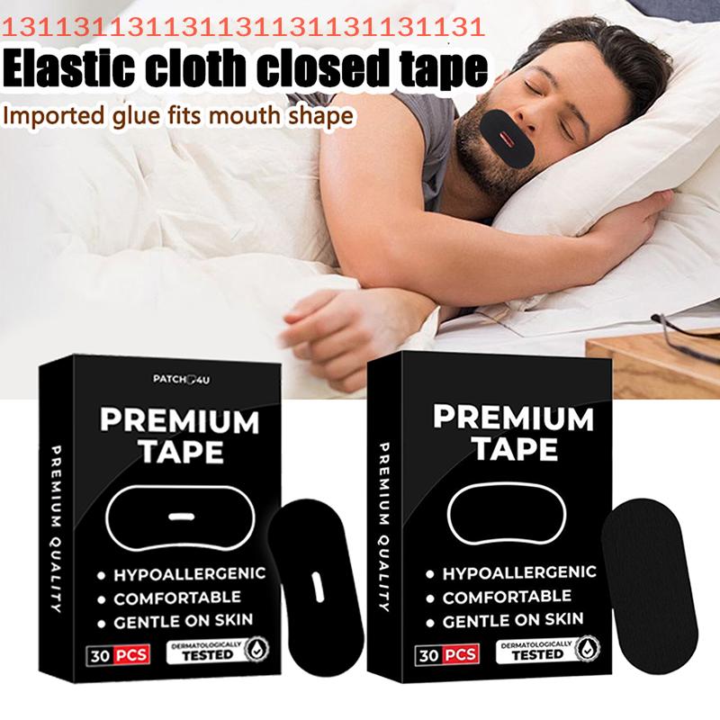 30Pcs Anti Snoring Sleep Mouth Tape Best Breathing Nasal Strips Medical Grade Improved Sleeping Keep Mouth Close Prevent Snoring