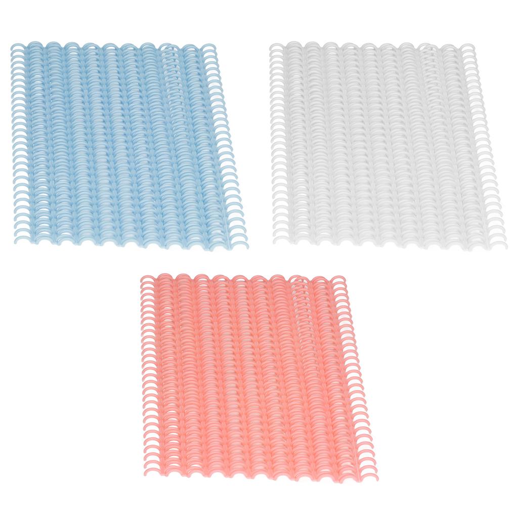 10 шт. переплетных корешка 30 отверстий диаметром 12 мм, режущиеся пластиковые проволочные переплетные корешки для школы