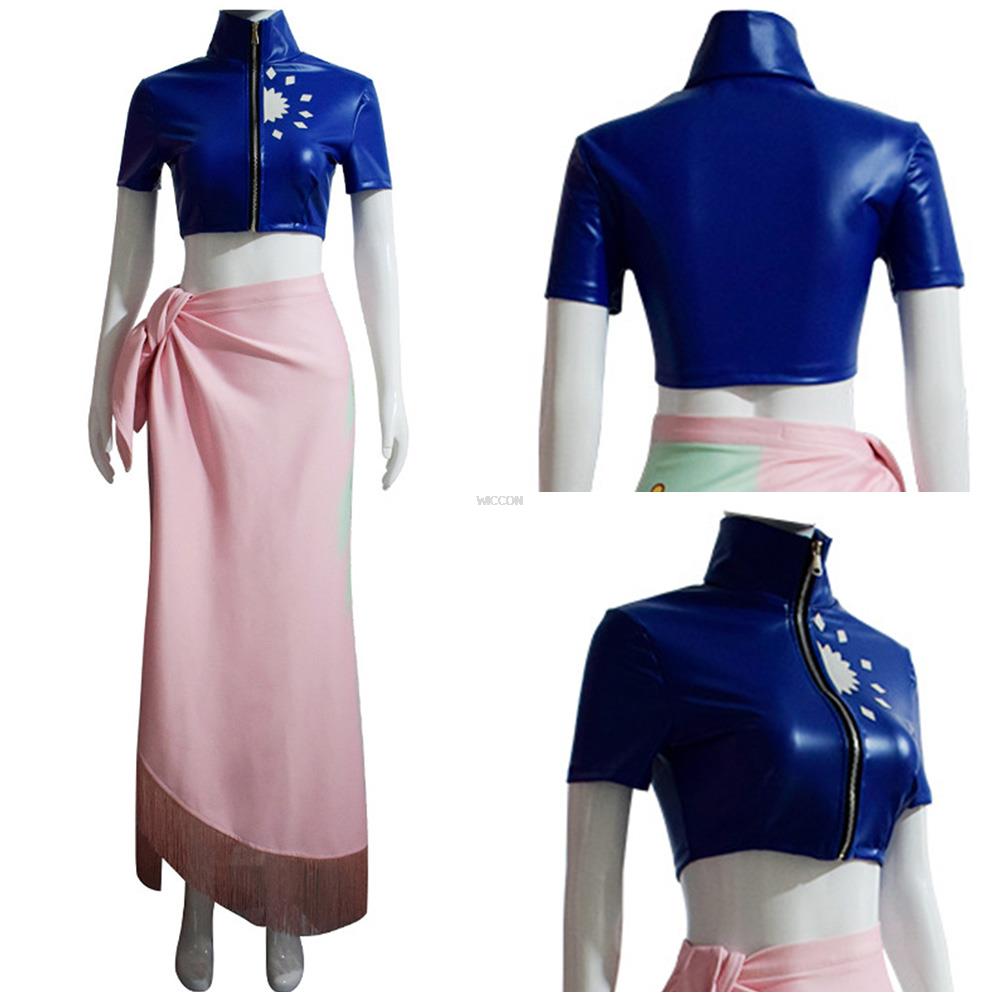 Anime Cosplay Costume Dress Outfits Nico Robin Carnival Suit Custom Halloween Party Suuit Costumes For Girl