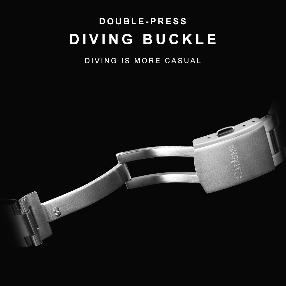 Cadisen Новые роскошные мужские часы высшего бренда с коробкой 200 м/660 футов водонепроницаемые автоматические мужские механические часы NH35