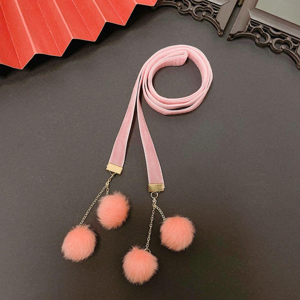 Китайский стиль плетеные волосы веревка головной убор ханьфу девушка DIY конский хвост милый новогоднее украшение для волос