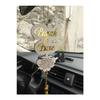 Mirror Plexi Car Rearview Mirror Decoration Gold*silver K4