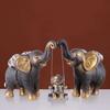 Resin Set of 3 Elephent Showpiece for Home Decoration Items Table Décor Living Room Gift Boxes for Weddings, Parties, Housewarming
