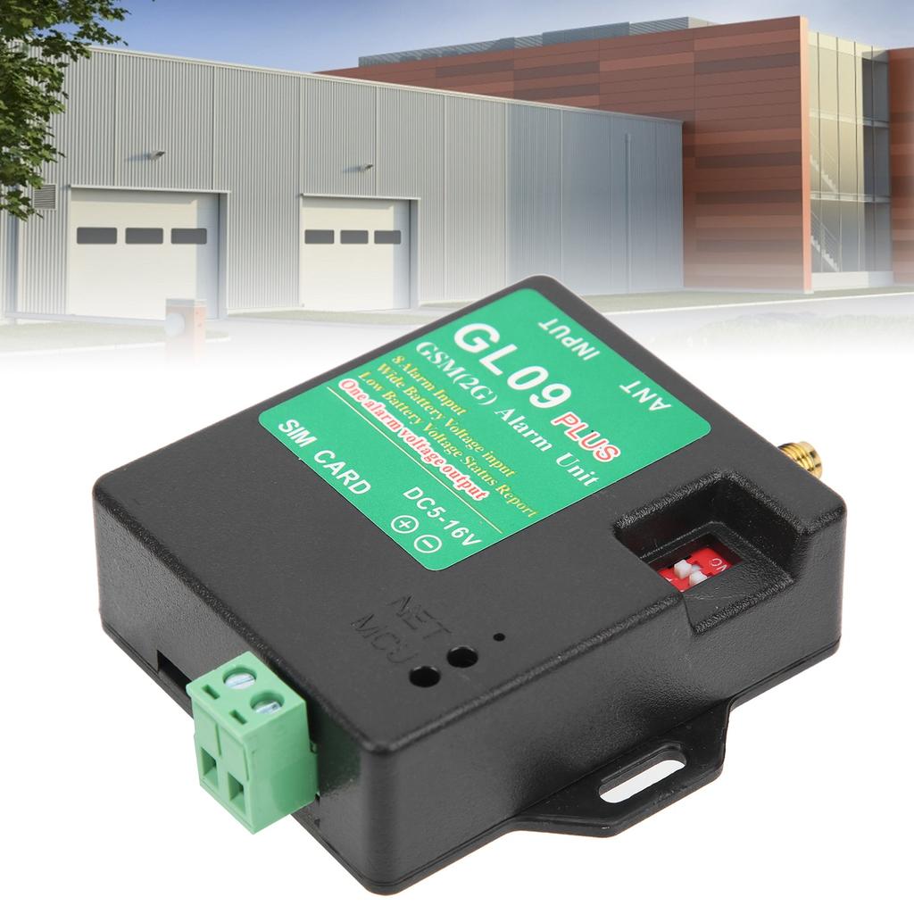 GL09PLUS 8?Channel GSM Alarm 850/900/1800/1900MHz SMS Call Alert for Home Security Warehouses