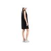Emporio Armani Ea7 Ss25 Платье-футляр без рукавов с круглым вырезом, короткое, облегающее, женское, черное 7W000481-AF10373-UC001