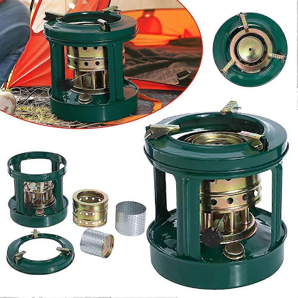 Portable Kerosene Stove Compatible with Diesel & Alcohol, Outdoor Camping & Picnic Cooker, Home Burner for Heating, Cooking & Boiling