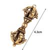 Tibetan Handcraft Buddhist Copper Five Shares Dorje Vajra Pestle Key Ornaments