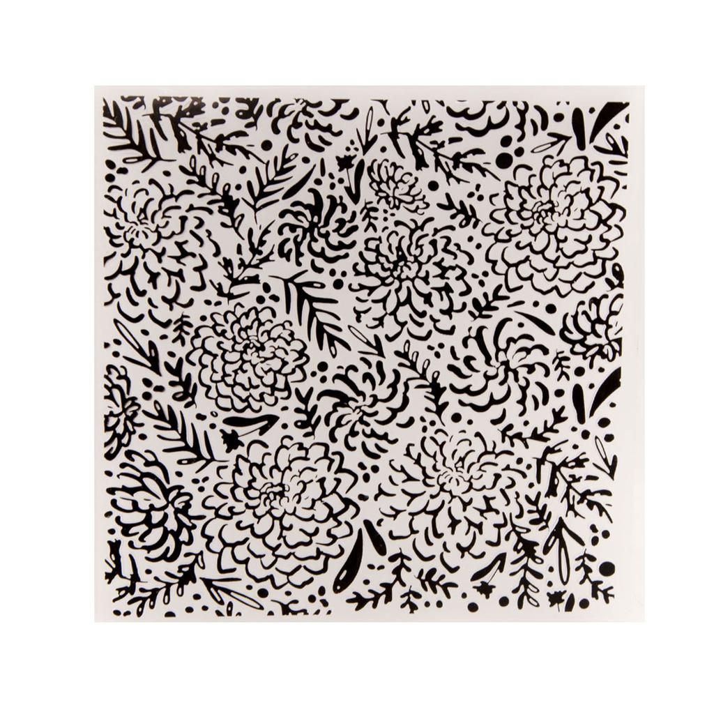 Пластиковый эмбоссинг-папка Шаблон цветка для DIY Скрапбукинга Крафт Фотоальбом Изготовление открыток Штамп Трафарет Печать Зажим