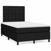 Maison Exclusive - Sommier à lattes de lit avec matelas Noir 120x200 cm Tissu