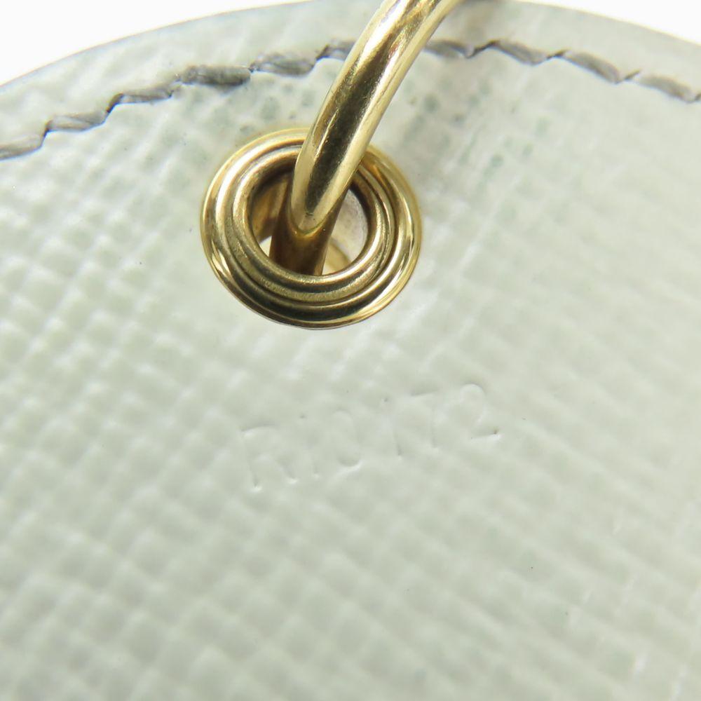 Б/у брелок для ключей LOUIS VUITTON Portocre Monogram M66739 Тыква в горошек Monogram Bron белый Яёи Кусама