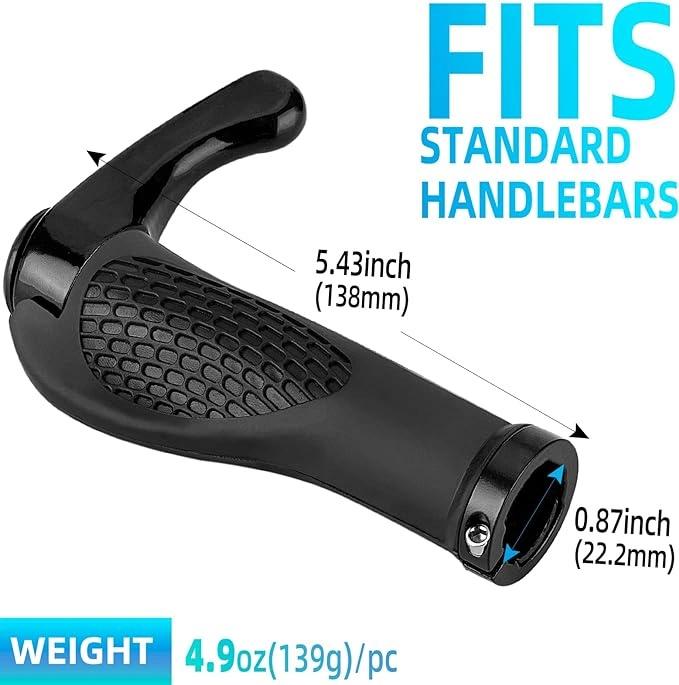 Rockbros Bt1007B Bicycle Holder Set With Horns - Black