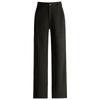 Mengshuya Silk Wool Blend High-Waist Straight Leg Pants