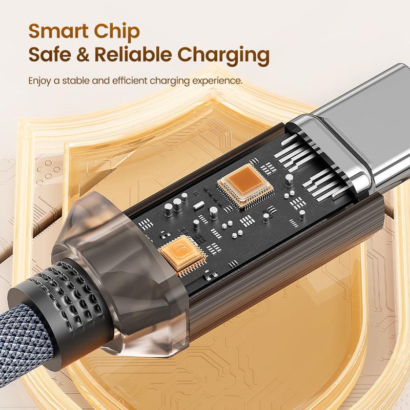 Toocki 6A USB Type C Cable Fast Charging Charger Cable USB A To Usb C For iPhone 15 Samsung Xiaomi Huawei Oppo Oneplus Data Cord