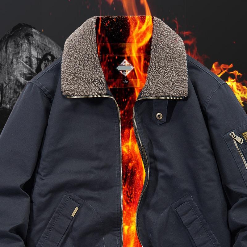 Зимняя модная куртка с отложным воротником, мужская куртка-бомбер, мужская ветровка, утепленные куртки, пальто, мужская одежда, повседневная куртка для инструментов