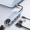 5-в-1 USB-хаб 3.0 на 2 USB + PD + HDMI + RJ45(100Mbps) Док-станция Type C HDMI Хаб 5 в 1 Адаптер Type C для Book Pro