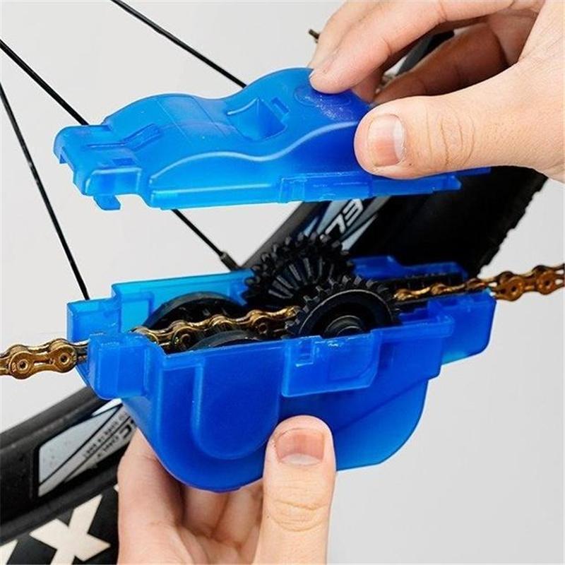 Thickened Bicycle Chain Cleaner Scrubber Brushes Mountain Bike Wash Tool Set Cycling Cleaning Kit Accessories
