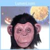 Страшная латексная маска гориллы для костюмированной вечеринки на Хэллоуин, косплей животного, Король обезьян