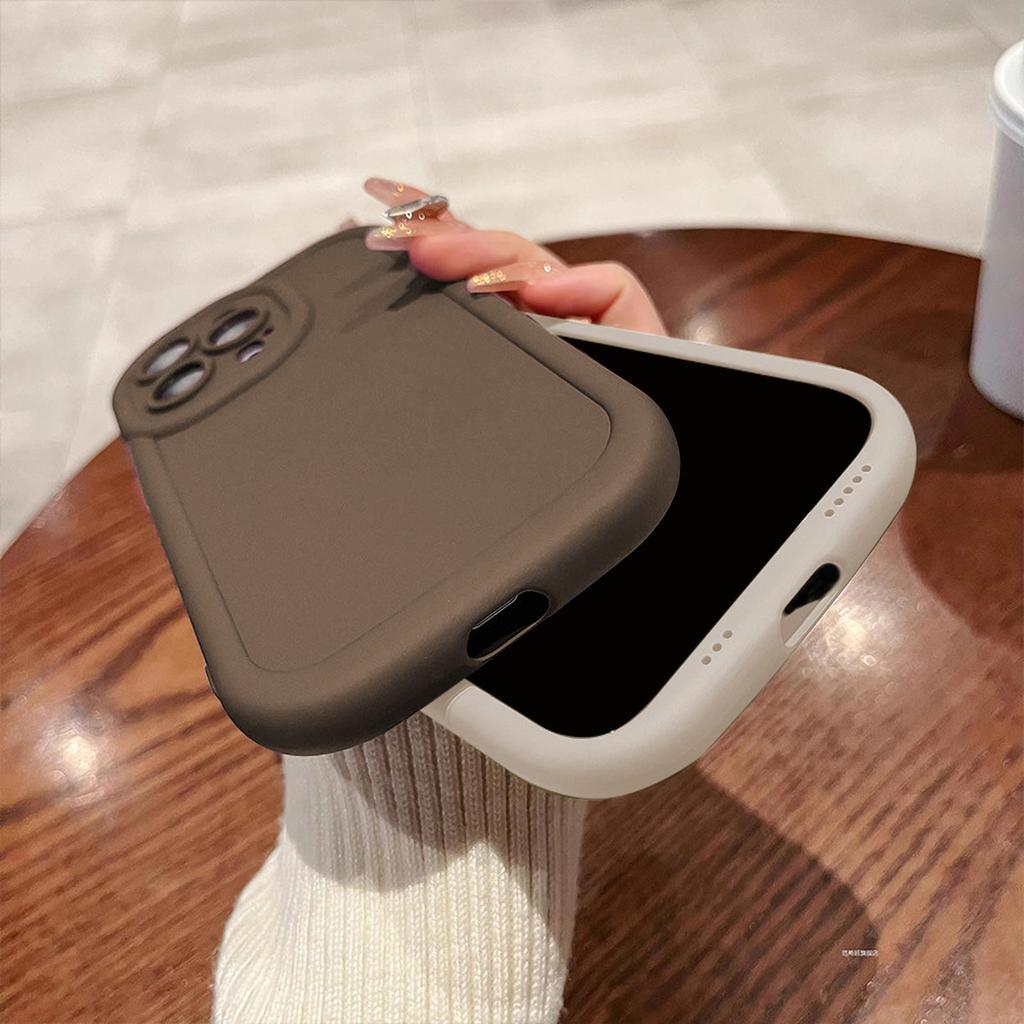 Силиконовый чехол для iPhone 16 15 14 13 12 11 Pro Max X XR XS Max 8 7 Plus SE с защитой камеры и защитной пленкой для экрана