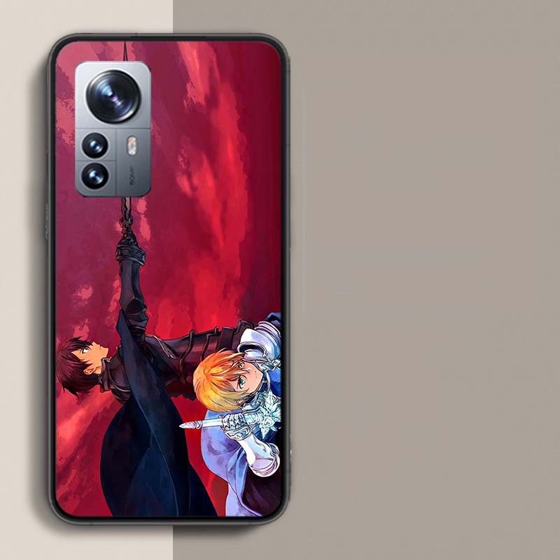 Чехол для телефона Sword Art Online SAO Аниме для Redmi Note 15 Pro 5G 14 13 12 Pro Plus 11 11T 11E 11S 10 Pro 10S 9 9S Чехол Мобильный Прозрачный