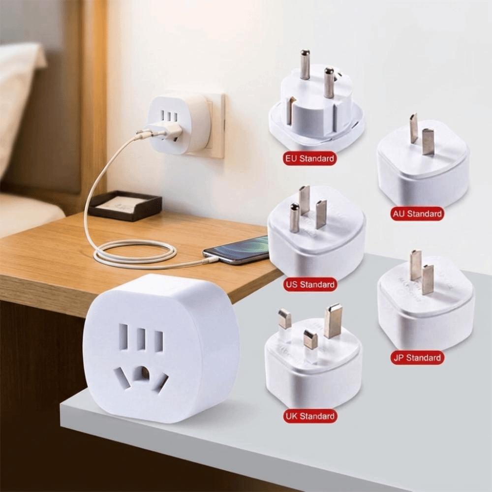Flame Retardant Travel Plug Converter Fast Charging Worldwide Power Socket International Trips